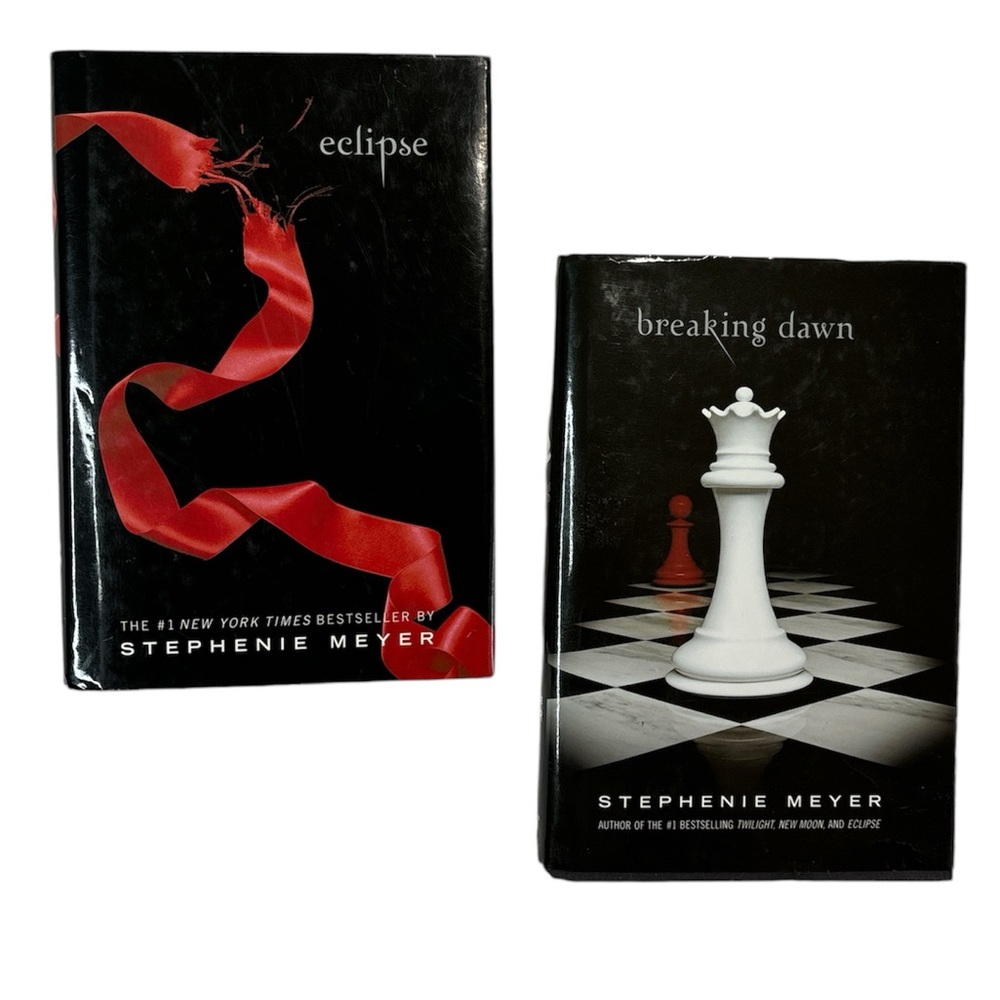 The Twilight Saga: 2 Hardcover Books Eclipse & Breaking Dawn by Stephenie Meyer